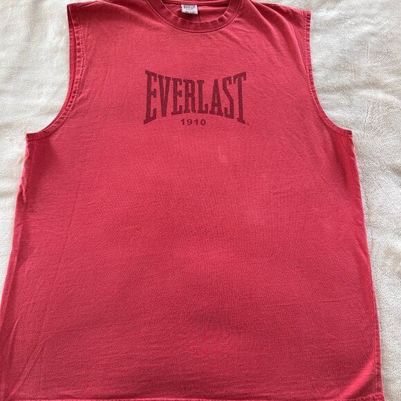 Everlast Cutoff Tee Bundle (3 Shirts, XL) – Black, Red & Gray - Picture 11 of 14